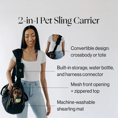 Tushpuppy 2-in-1 Pet Sling Carrier