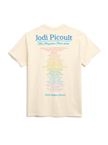 Jodi Picoult: The Chapters Tour unisex t-shirt