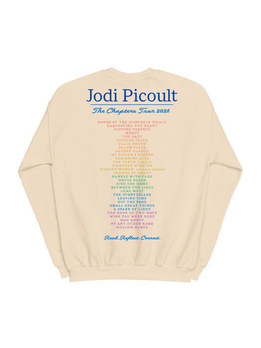 Jodi Picoult: The Chapters Tour unisex sweatshirt (Print Shop)